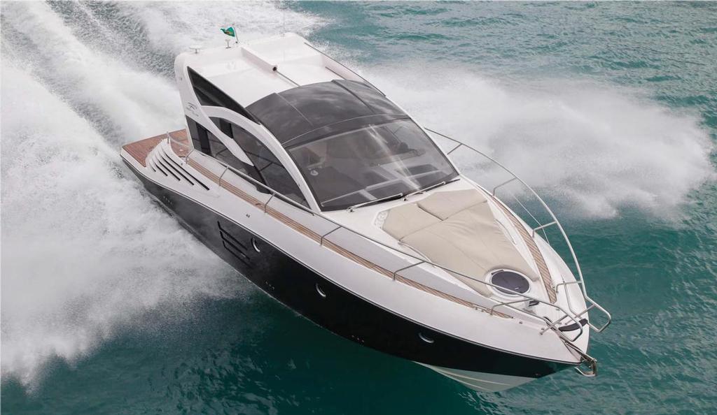 The new Fibrafort F400 was a favourite among visitors - Sydney International Boat Show © Boating Syndication Australia